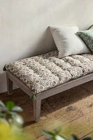 Tufted Cotton Floor Cushion, Garden Floral