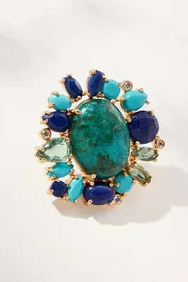 Atelier Mon Turquoise Stone Brooch