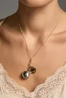 Round Locket Necklace
