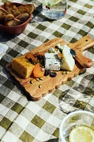 Mini Scalloped Cheese Board & Knife