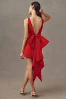 Sachin & Babi Reed Sleeveless Back-Bow Mini Dress