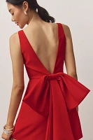 Sachin & Babi Reed Sleeveless Back-Bow Mini Dress