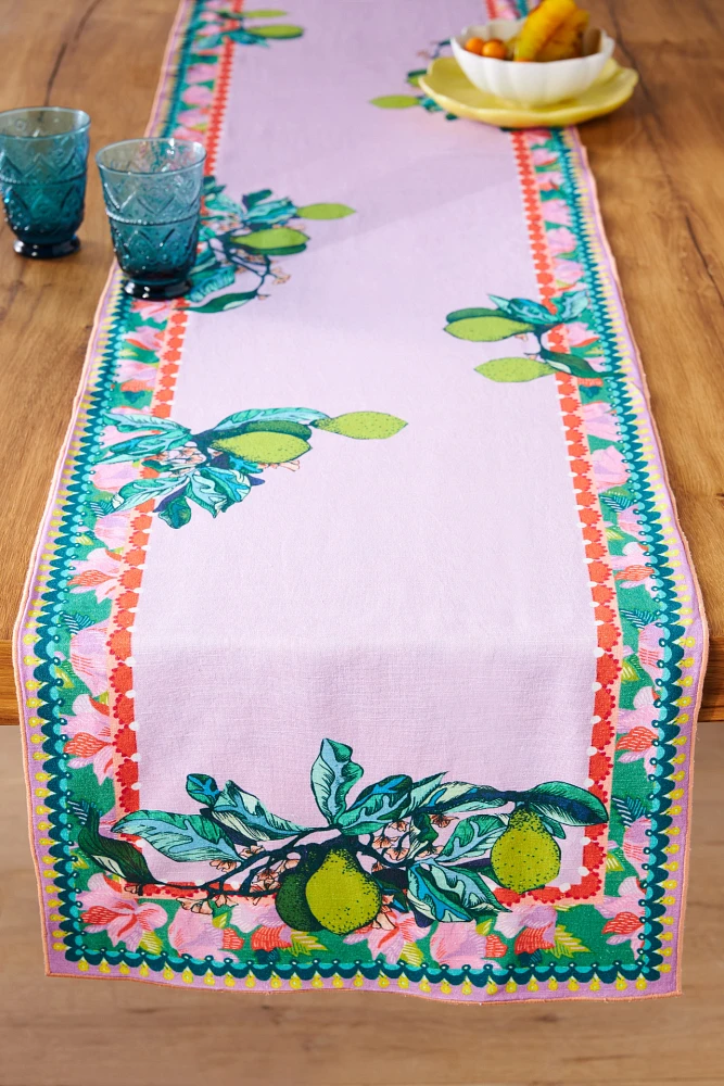 Alexandra Farmer The Flock Reversible Table Runner