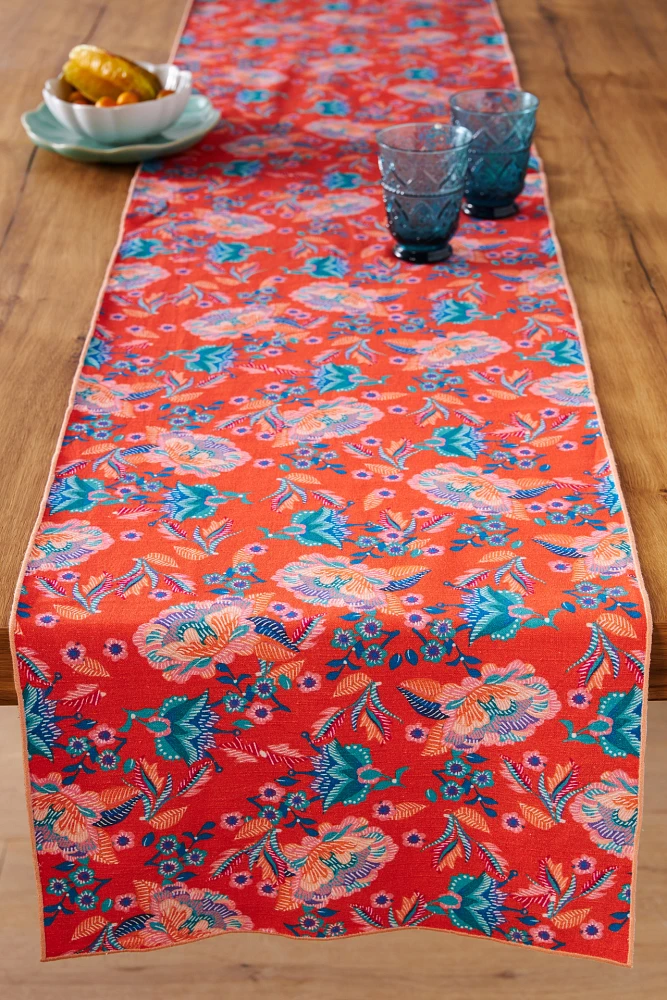 Alexandra Farmer The Flock Reversible Table Runner