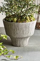 Fluted Textured Concrete Planter