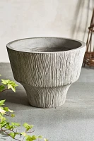 Fluted Textured Concrete Planter