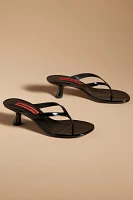 SIMONMILLER Beep Heeled Thong Sandals