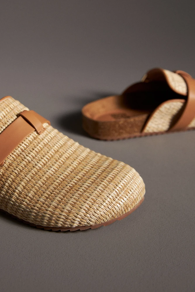 Bibi Lou Raffia Clogs