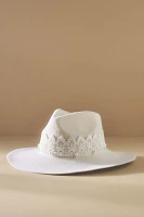 San Diego Hat Co. Now & Forever Faux Pearl Wool Fedora