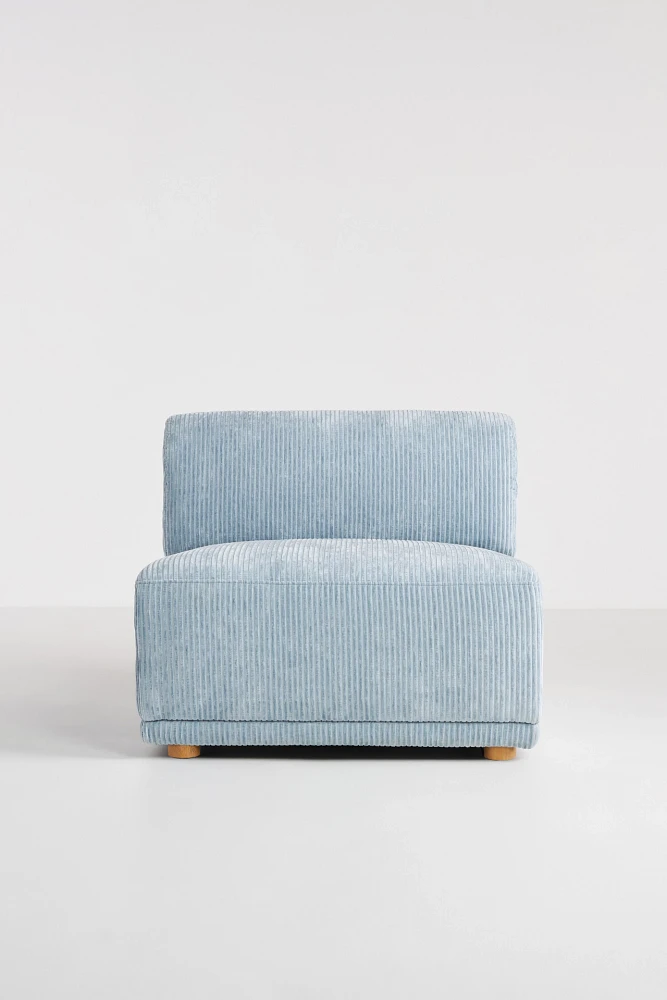 Corduroy Celine Modular Armless Chair