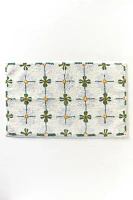 Daisy Tile Tufted Cotton Bath Mat