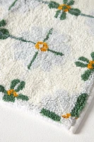 Daisy Tile Tufted Cotton Bath Mat