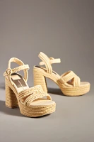 Dolce Vita Lacye Woven Platform Heels