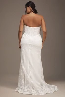 Watters Emilia Strapless Corset Wedding Gown