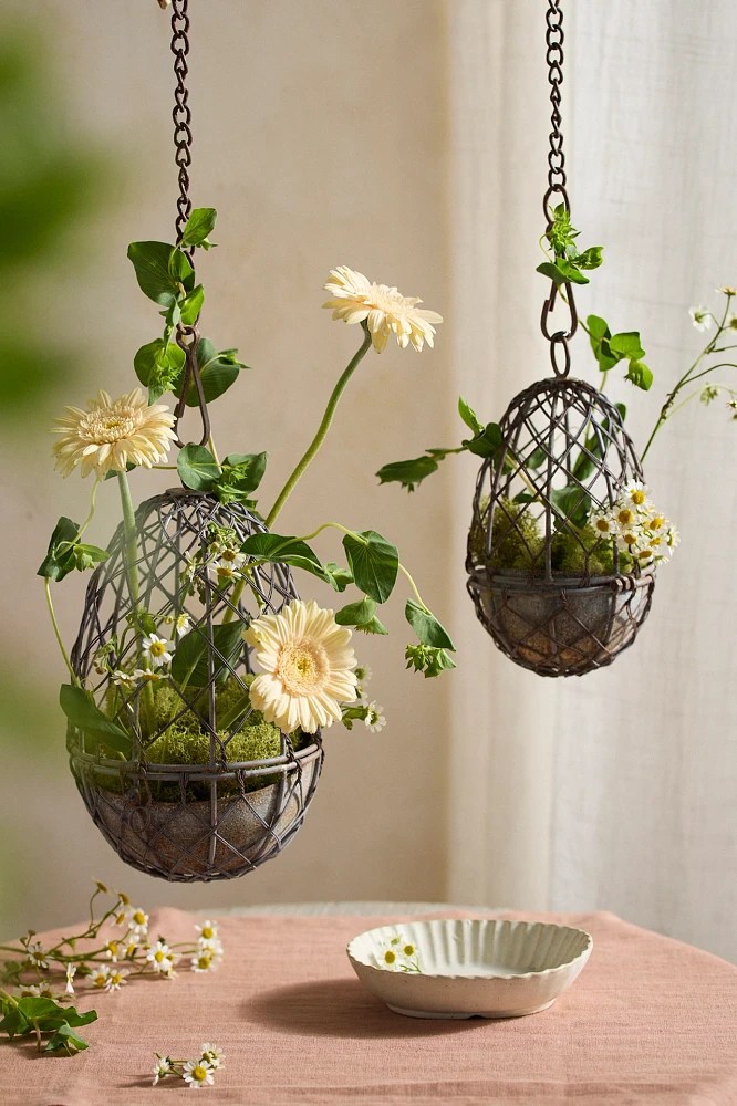 Hanging Wire Egg Basket