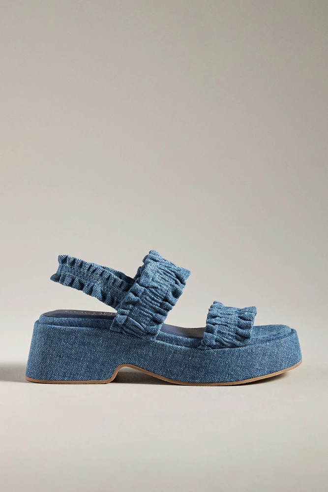 Matisse Denim Platform Sandals