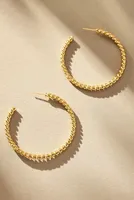 Large Rope Hoop Earrings