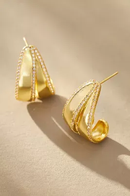 Split Curve Earrings