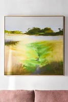 Chartreuse Fields Wall Art