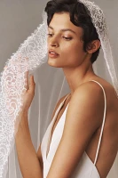 Amsale Chantilly Lace Cathedral Veil