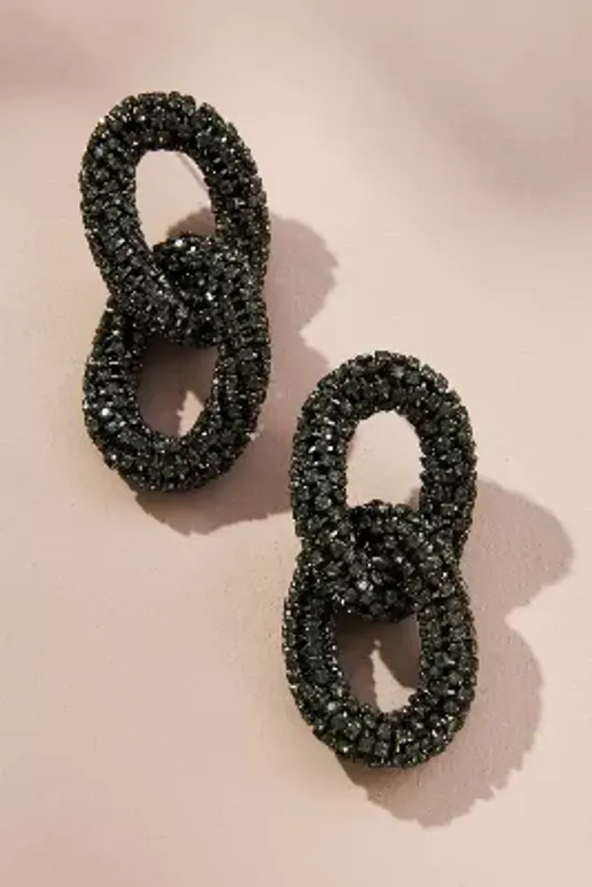Deepa Gurnani Loulou Link Drop Earrings