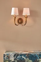 River Reed Double Sconce