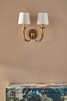 River Reed Double Sconce