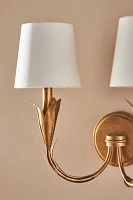 River Reed Double Sconce