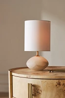 Alabaster Mini Orb Table Lamp