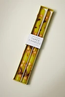 Villa Handpainted Taper Candles, Set of 2