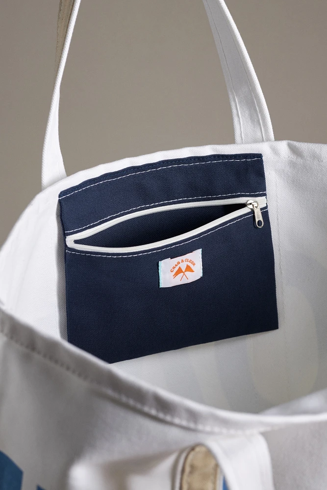 Crab & Cleek Canvas Tote