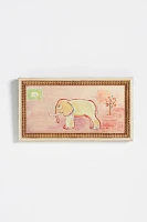 Elephant and Orange Wall Art