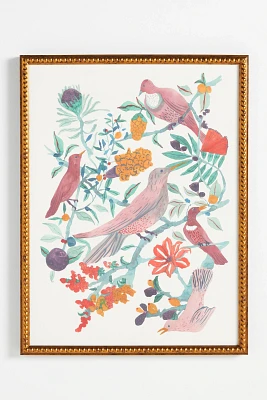 Birds On A Branch Wall Art