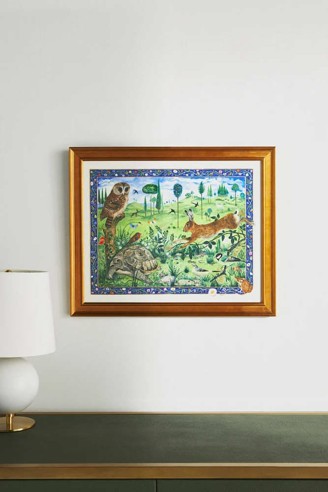 The Hare and the Tortoise Wall Art