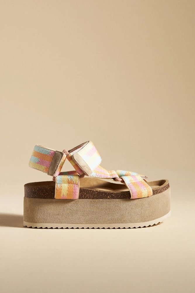 Intentionally Blank Zona Platform Sandals