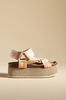 Intentionally Blank Zona Platform Sandals