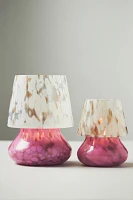 Cheena Fruity Lychee & Pink Dragon Fruit Glass Mushroom Lamp Candle