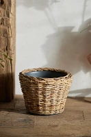 Woven Abaca Tapered Basket Planter