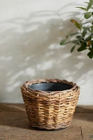 Woven Abaca Tapered Basket Planter