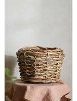 Woven Abaca Tapered Basket Planter