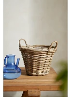 Rattan Tapered Basket Planter