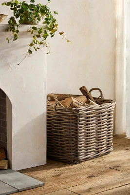 Wicker Log Basket