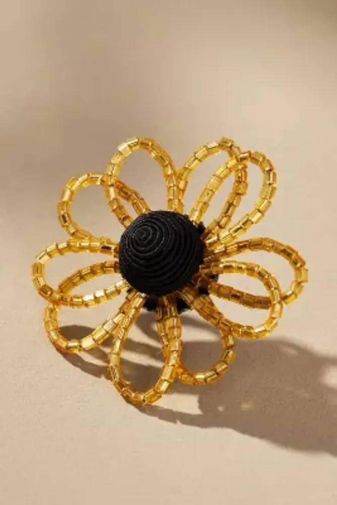 Suzanna Dai Beaded Flower Post Earrings