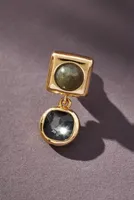 Square Double Drop Earrings