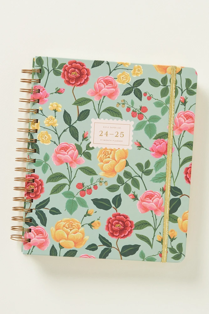 Rifle Paper Co. 2025 17-Month Academic Hardcover Spiral Planner