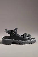 Pilcro Buckle Stompy Sandals