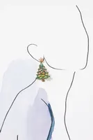 BaubleBar Evergreen Tree Drop Earrings