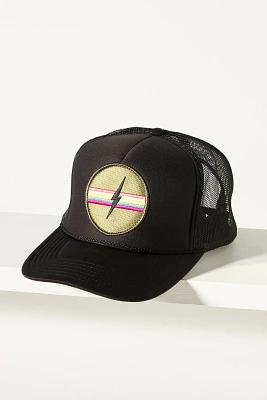 Friday Feelin Electric Rainbow Trucker Hat