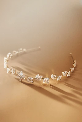 Theia Crystal Floral Headband