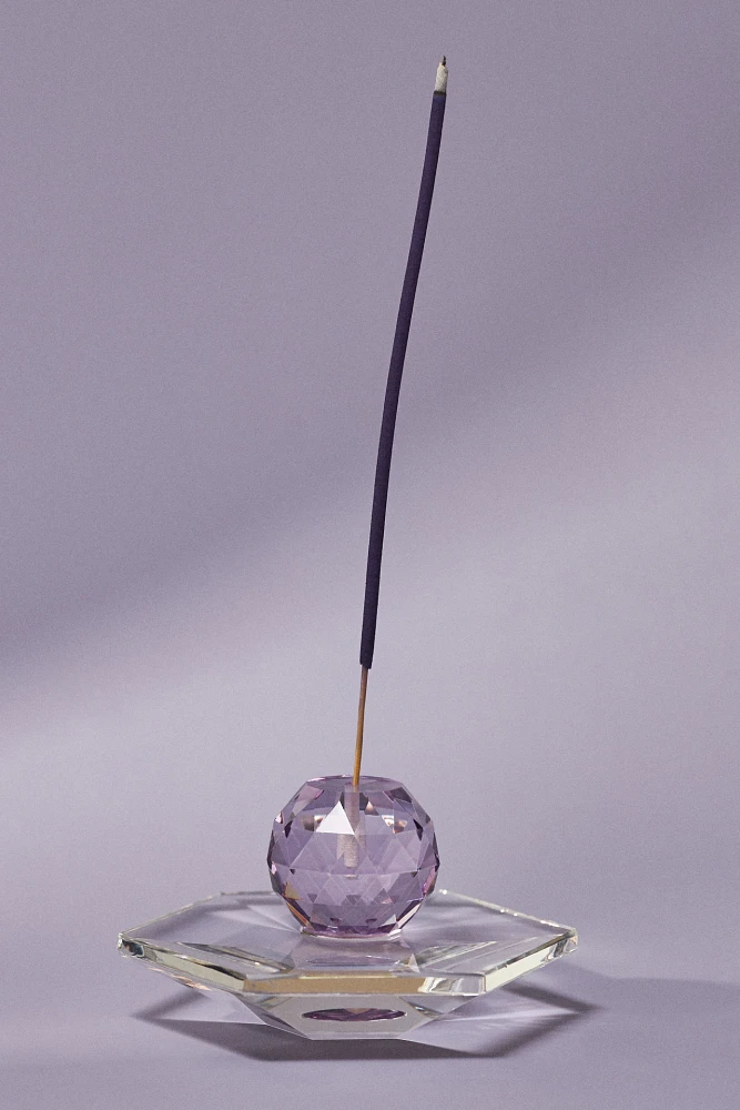 Cut Glass Incense Holder